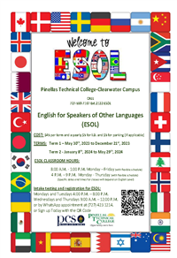 ESOL Welcome Flyer